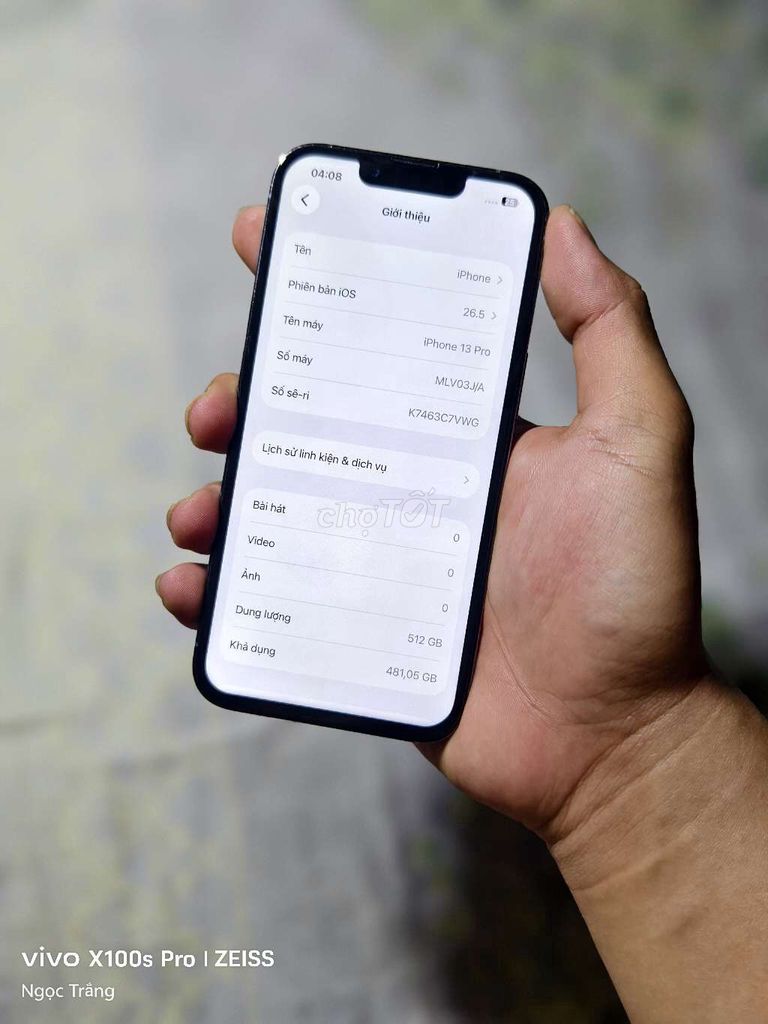 Apple iPhone 13 Pro 512GB Xanh. Mua bán Điện thoại tại Quận 10 Tp Hồ Chí Minh được đăng bởi Trắng hình 1