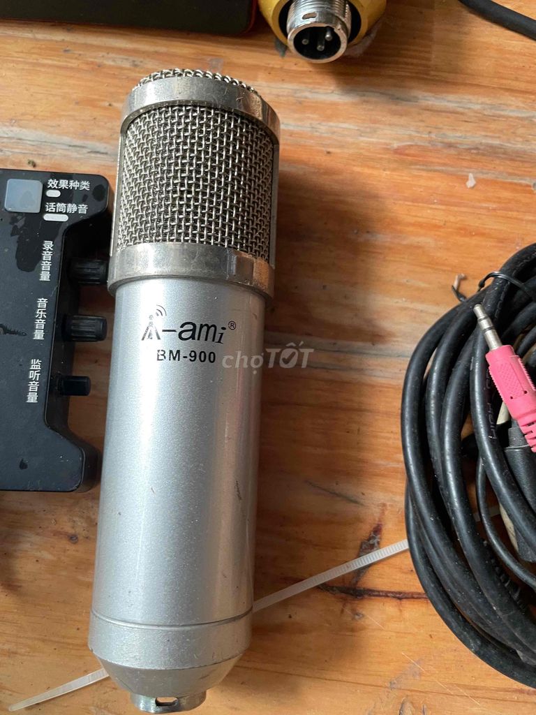 Microphone A-ami BM-900 Bạc. Mua bán Phụ kiện (Màn hình, Chuột...) tại Huyện Đức Hòa Long An được đăng bởi Nguyễn Hậu hình 1