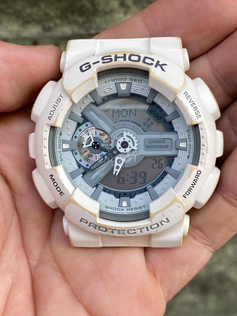 Mặt đồng hồ Casio G-Shock GA-110C zin (trắng)