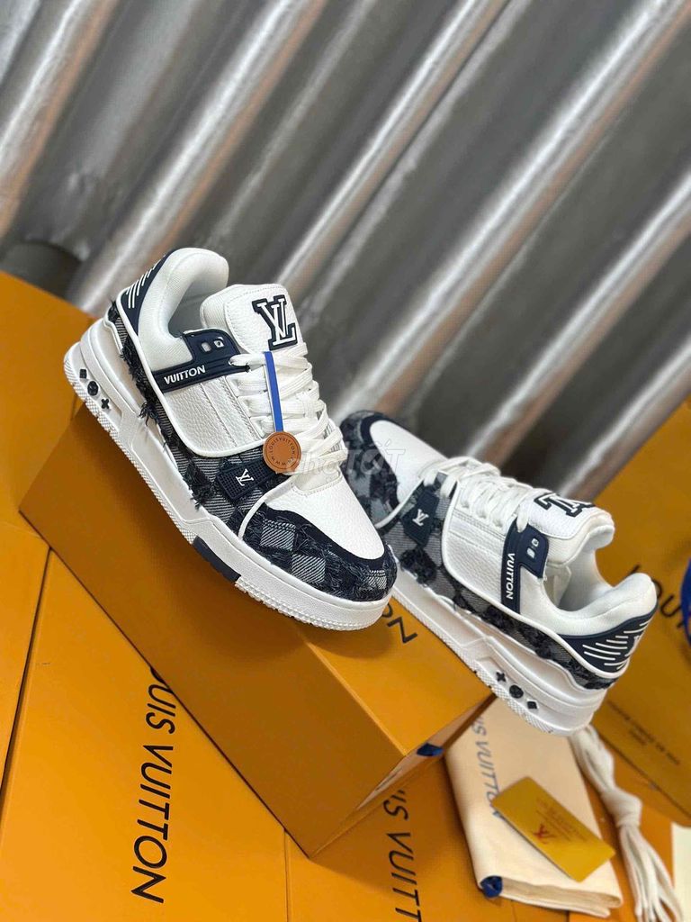 Giày Louis Vuitton LV Trainer Da. Mua bán Giày dép tại Huyện Chương Mỹ Hà Nội được đăng bởi Shop Cường Thịnh Luxury hình 6