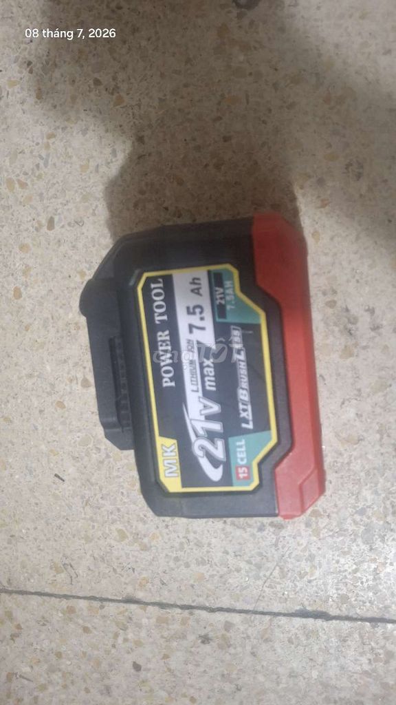 Pin công cụ điện 21V 7.5Ah Lithium-Ion 15 cell. Mua bán Đồ chuyên dụng, Giống nuôi trồng tại Huyện Hòa Vang Đà Nẵng được đăng bởi Tôn Quyền hình 1