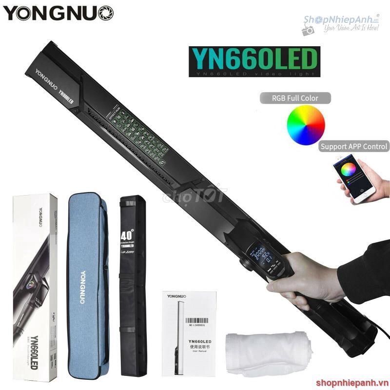 Đèn LED quay video Yongnuo YN660LED Đen. Mua bán Máy ảnh, Máy quay tại Quận Gò Vấp Tp Hồ Chí Minh được đăng bởi RANGER Gaming hình 1