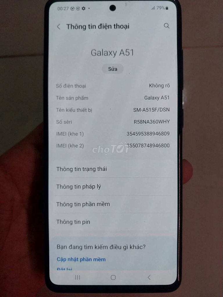 Samsung Galaxy A51 ram 6 /128GB full chức năng