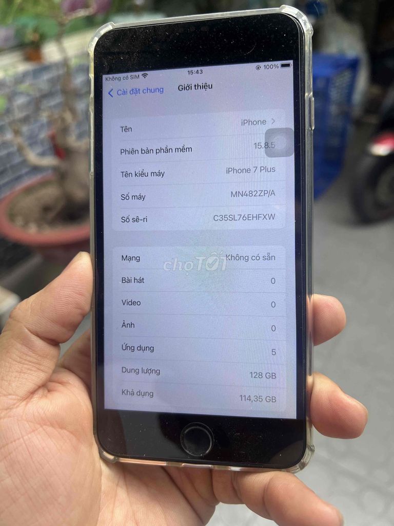 Apple iPhone 7 Plus 128GB Đen Đã sử dụng. Mua bán Điện thoại tại Thành phố Biên Hòa Đồng Nai được đăng bởi Nguyenhung hình 1