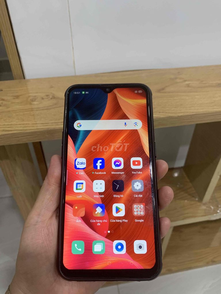 Máy Oppo F9.4.64G Đỏ tím Đẹp 97% Kèm ốp