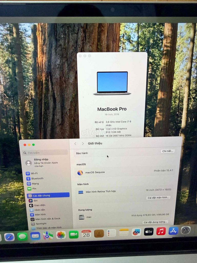 Apple Macbook Pro 16 inch 16GB/512GB. Mua bán Laptop tại Quận 12 Tp Hồ Chí Minh được đăng bởi Minh Nhựt hình 1
