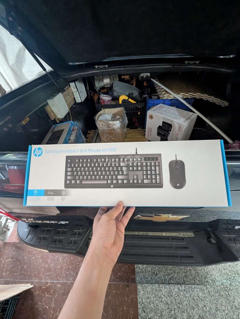 Bàn phím và chuột HP KM100 Mới. Mua bán Phụ kiện (Màn hình, Chuột...) tại Thành phố Thuận An Bình Dương được đăng bởi Nguyễn Đạt hình 1