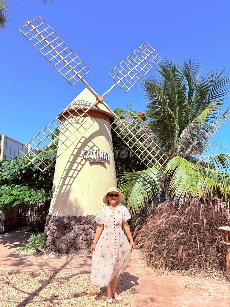 Đầm maxi Shes Back Nữ Trắng họa tiết L. Mua bán Quần áo tại Quận 6 Tp Hồ Chí Minh được đăng bởi Mây Xanh hình 1
