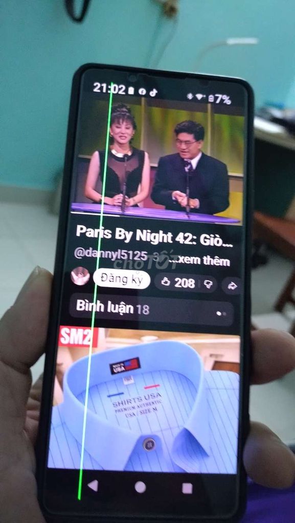 Sony 5 Mark 4 Nhật bị sọc màn hình. Mua bán Điện thoại tại Quận Liên Chiểu Đà Nẵng được đăng bởi BÁNH MÌ MIN hình 1