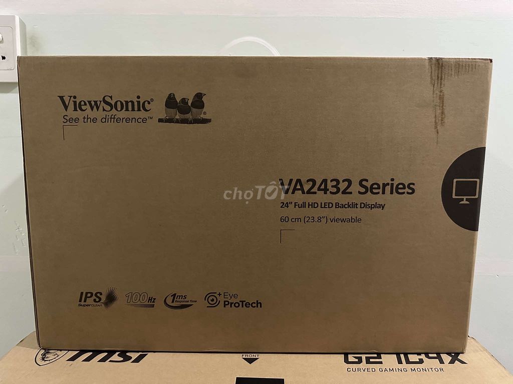 Màn New Viewsonic 100hz 24" $1m8