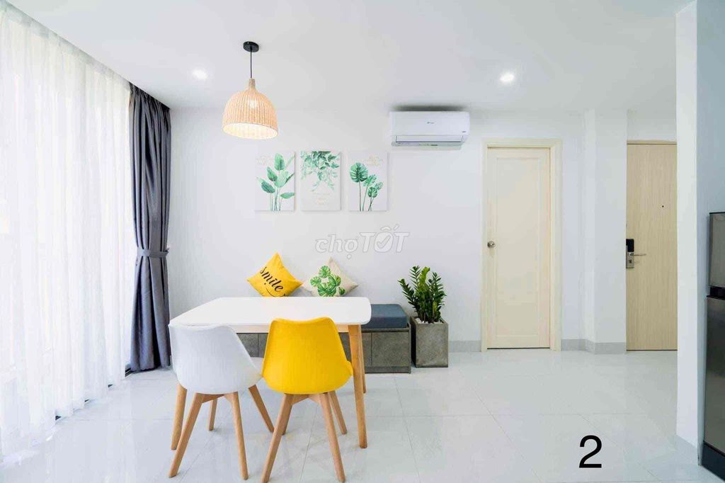 căn hộ Cạnh Cầu Rồng, 60m2, 2 phòng ngủ, 2 WC, Full nội thất