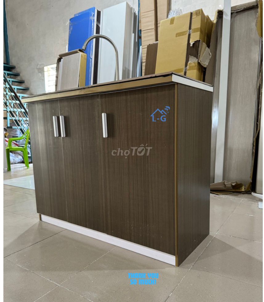 Tủ bếp Nhựa >>> TỦ BẾP , TỦ BẾP HCM.. TỦ BẾP XƯỞNG. Mua bán Tủ, kệ gia đình tại Quận Gò Vấp Tp Hồ Chí Minh được đăng bởi GIƯỜNG SẮT SƠN LÂM hình 1