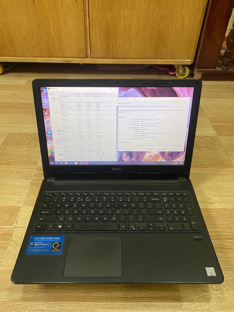 DELL V 3568 i3 6006U/8GB/SSD256GB/15'6 HD