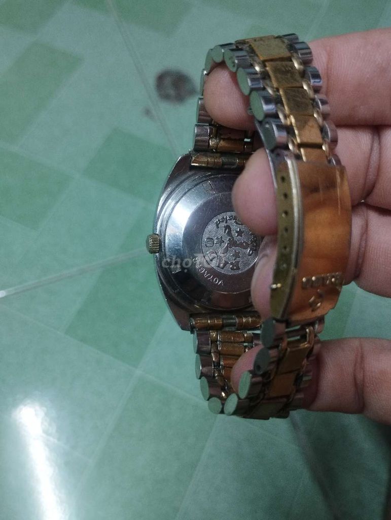 Đồng hồ Rado Thụy cổ mạ vàng size to
