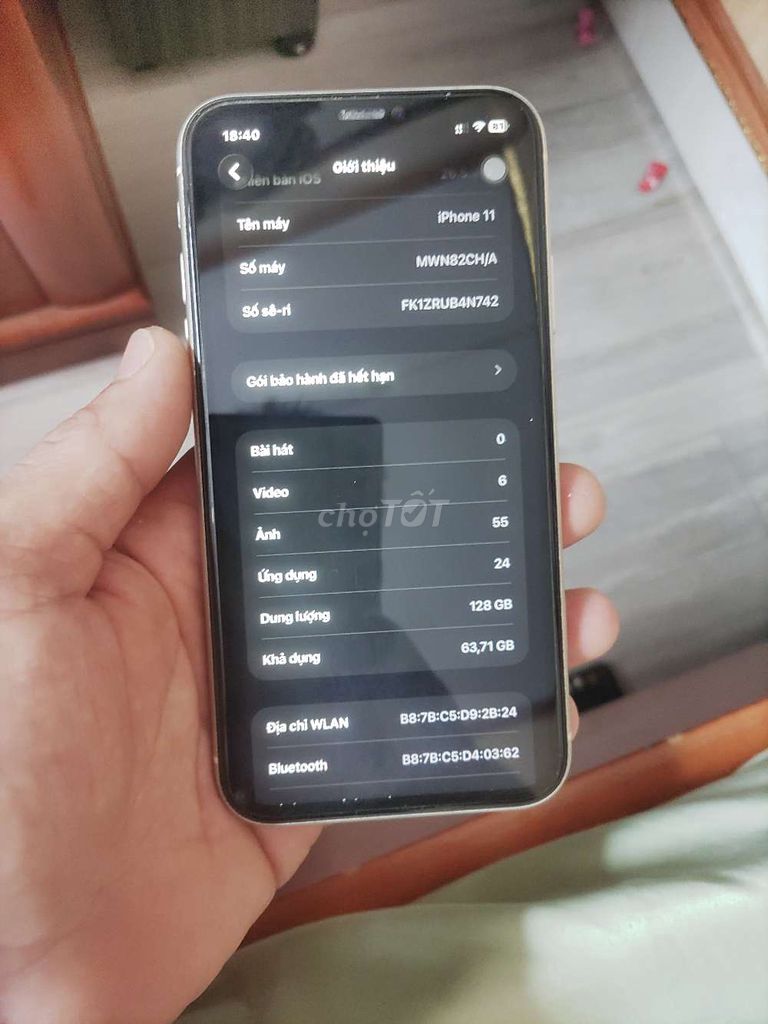 Apple iPhone 11 128GB cần giao lưu qua Android . Mua bán Điện thoại tại Huyện Mê Linh Hà Nội được đăng bởi Thần Tài hình 1
