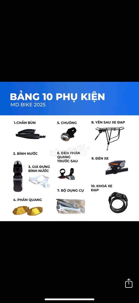 Xe new 100% giá thanh lý Xe đạp MD bike 2025. Mua bán Xe đạp tại Quận Hà Đông Hà Nội được đăng bởi Hiền hình 5