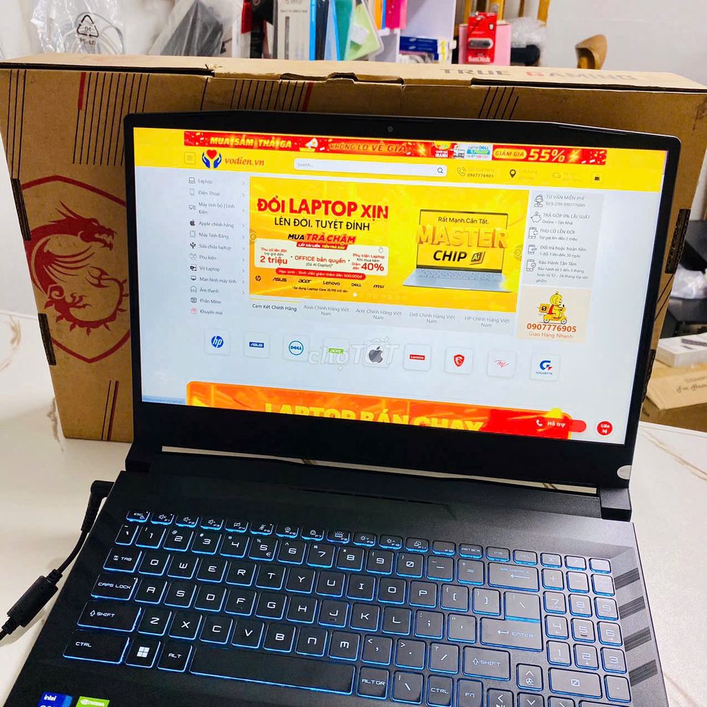 MSI Gaming Pulse GL66 i7-11800H-16G-512G-RTX3050Ti. Mua bán Laptop tại Quận Ninh Kiều Cần Thơ được đăng bởi Võ Diện hình 1