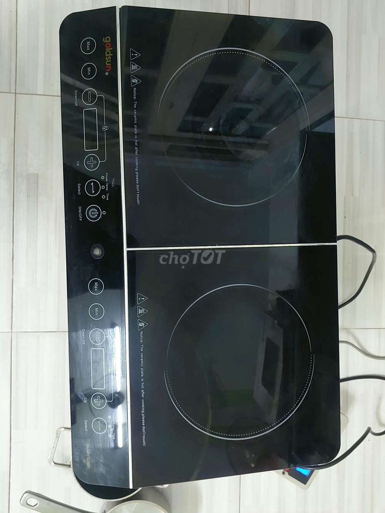 Bếp điện từ đôi Goldsun GFI 30S05 Đen. Mua bán Bếp, lò, đồ điện nhà bếp tại Quận 7 Tp Hồ Chí Minh được đăng bởi Nguyễn Thông hình 1