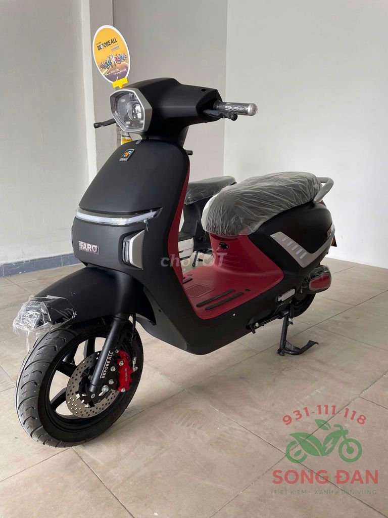 🚨Faro đen đỏ nhám –Đẹp ngất ngây,sang hơn cả Vespa. Mua bán Xe điện tại Quận Bình Tân Tp Hồ Chí Minh được đăng bởi Xe Điện Song Đan  Before NPP MN hình 2