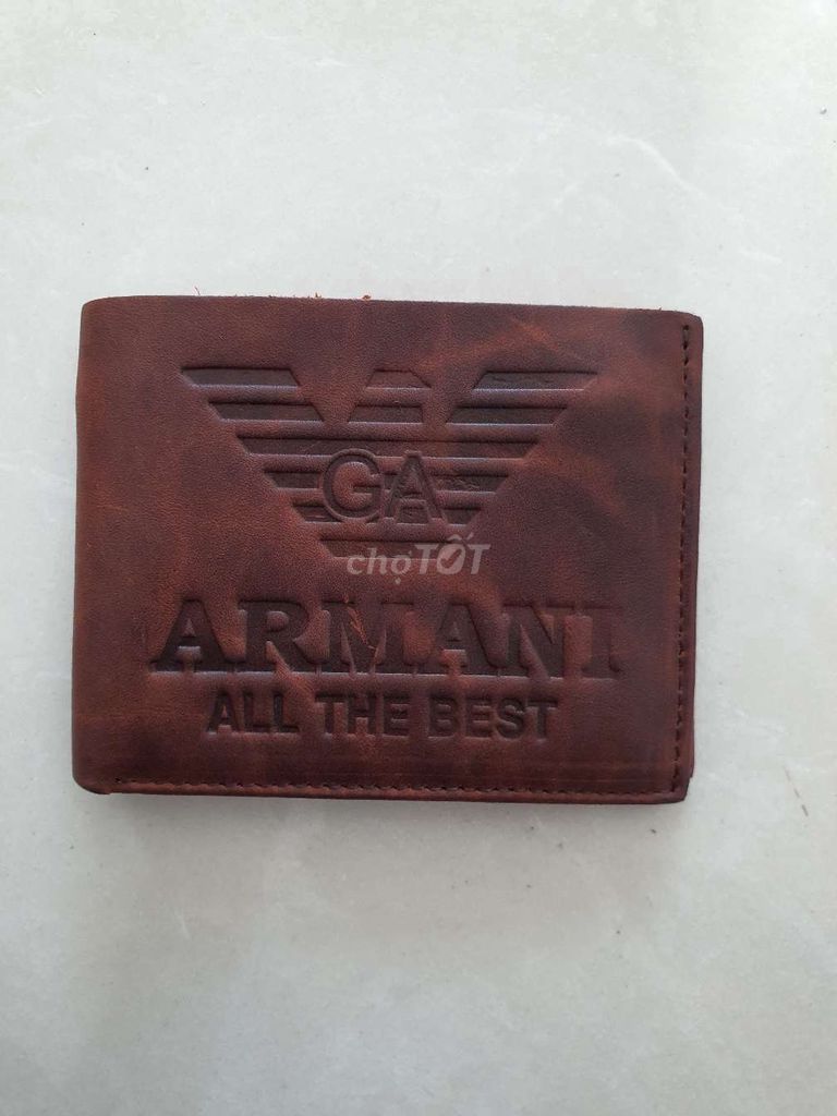 Ví da nam Armani da thật. Mua bán Túi xách tại Quận Ninh Kiều Cần Thơ được đăng bởi MÈO HOANG hình 1
