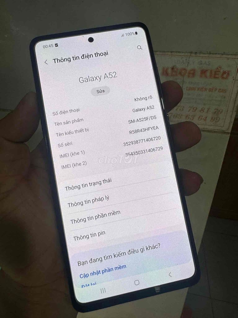 Samsung A52 8/128Gb rin full. Mua bán Điện thoại tại Quận Cẩm Lệ Đà Nẵng được đăng bởi Mylinh hình 1