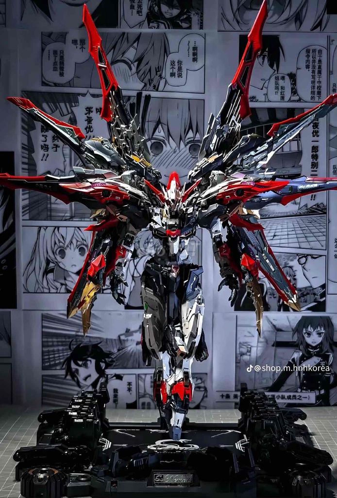 Mô hình Gundam Nemesis Đỏ Đen Xám