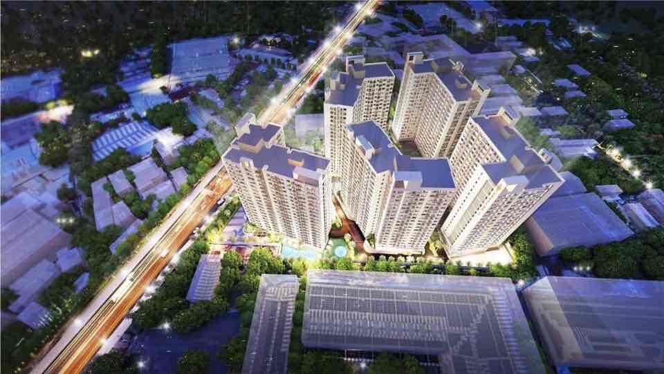 Căn hộ CC 2 PN 2 WC 51m2 mặt tiền Quốc Lộ 1A.