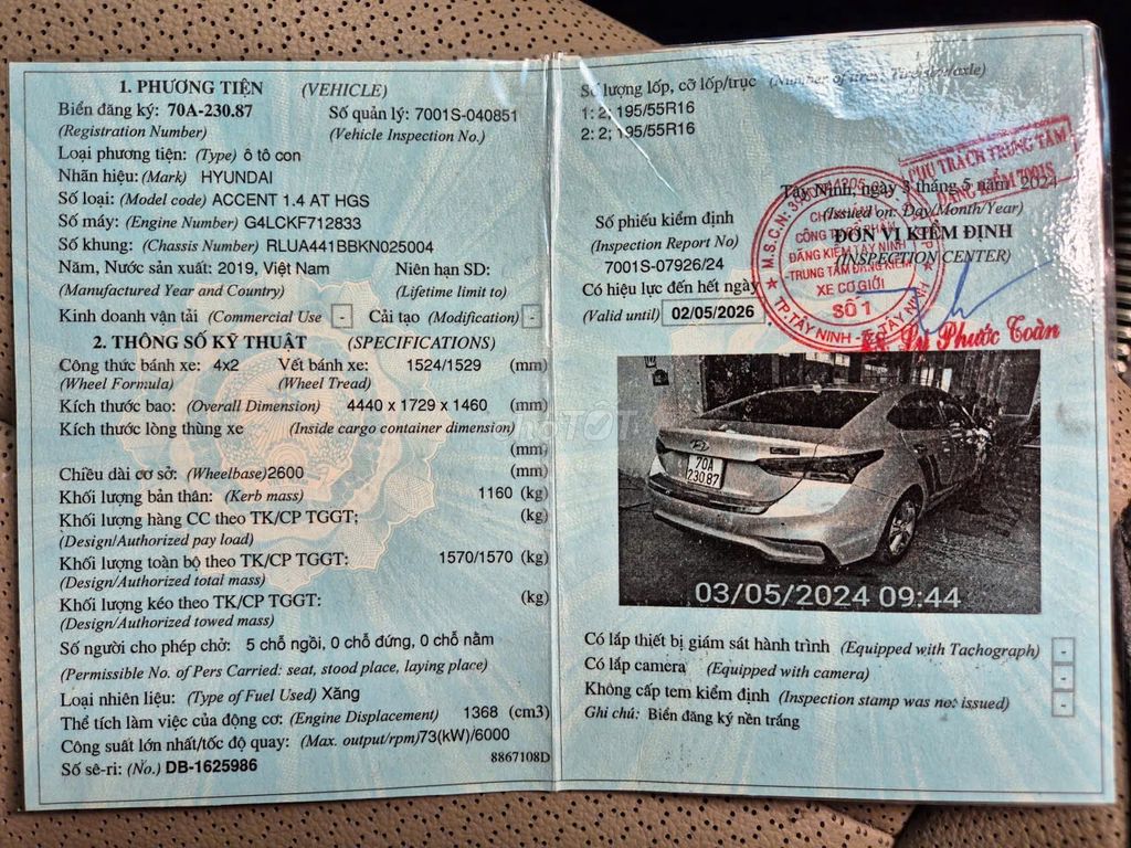 Hyundai Accent 2019 1.4 ATH - 43000 km. Mua bán Ô tô tại Quận Tân Phú Tp Hồ Chí Minh được đăng bởi Mr.Thái hình 20