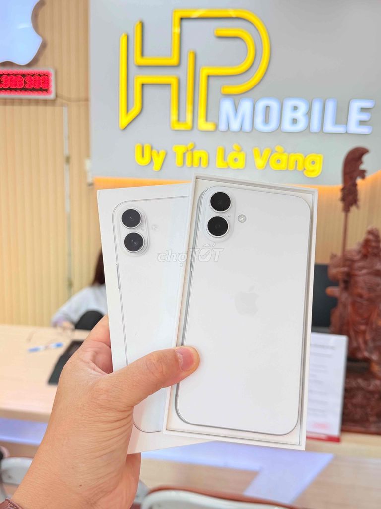 Apple iPhone 16 Plus 256GB Trắng. Mua bán Điện thoại tại Thành phố Đồng Xoài Bình Phước được đăng bởi Hoàng  Minh Phụng hình 1