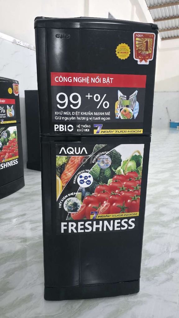 Tủ lạnh Aqua Đen. Mua bán Tủ lạnh tại Huyện Châu Thành Long An được đăng bởi HÀNG QUA SỬ DỤNG hình 1