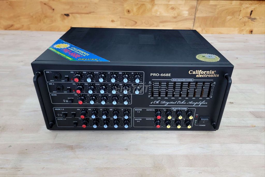 Ampli California PRO-668E đẹp như mới. Mua bán Tivi, Âm thanh tại Quận 12 Tp Hồ Chí Minh được đăng bởi Audio Nguyễn Thi hình 1