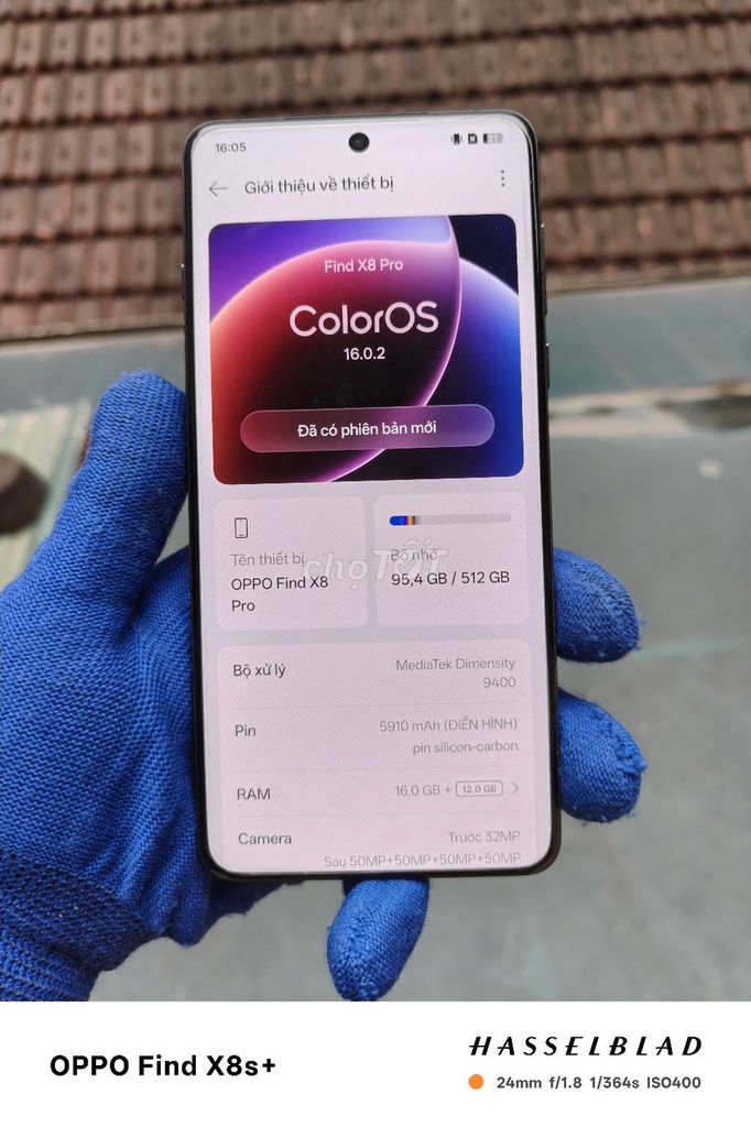 Oppo Find X8 Pro Đen 512GB. Mua bán Điện thoại tại Huyện Thanh Trì Hà Nội được đăng bởi Việt hình 1
