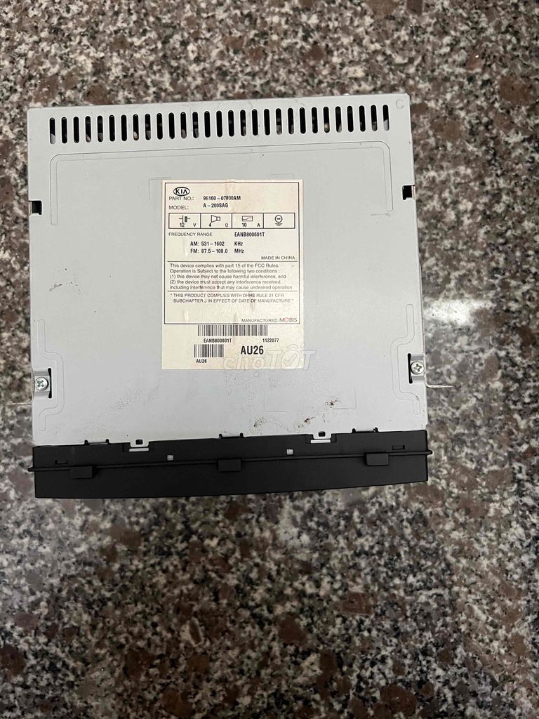 đầu CD + mặt dưỡng kia morning 2010. Mua bán Phụ tùng xe tại Thành phố Vũng Tàu Bà Rịa - Vũng Tàu được đăng bởi Long Hoang hình 2