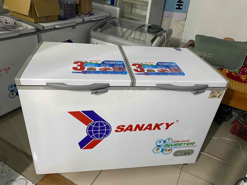 thanh lý tủ đông sanaky 1 ngăn đông 500L sài tốt