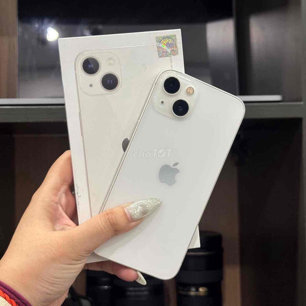iPhone 13 128GB Trắng Pin 100 đẹp 98 fullbox. Mua bán Điện thoại tại Quận 5 Tp Hồ Chí Minh được đăng bởi Phan Thế Phong  hình 1