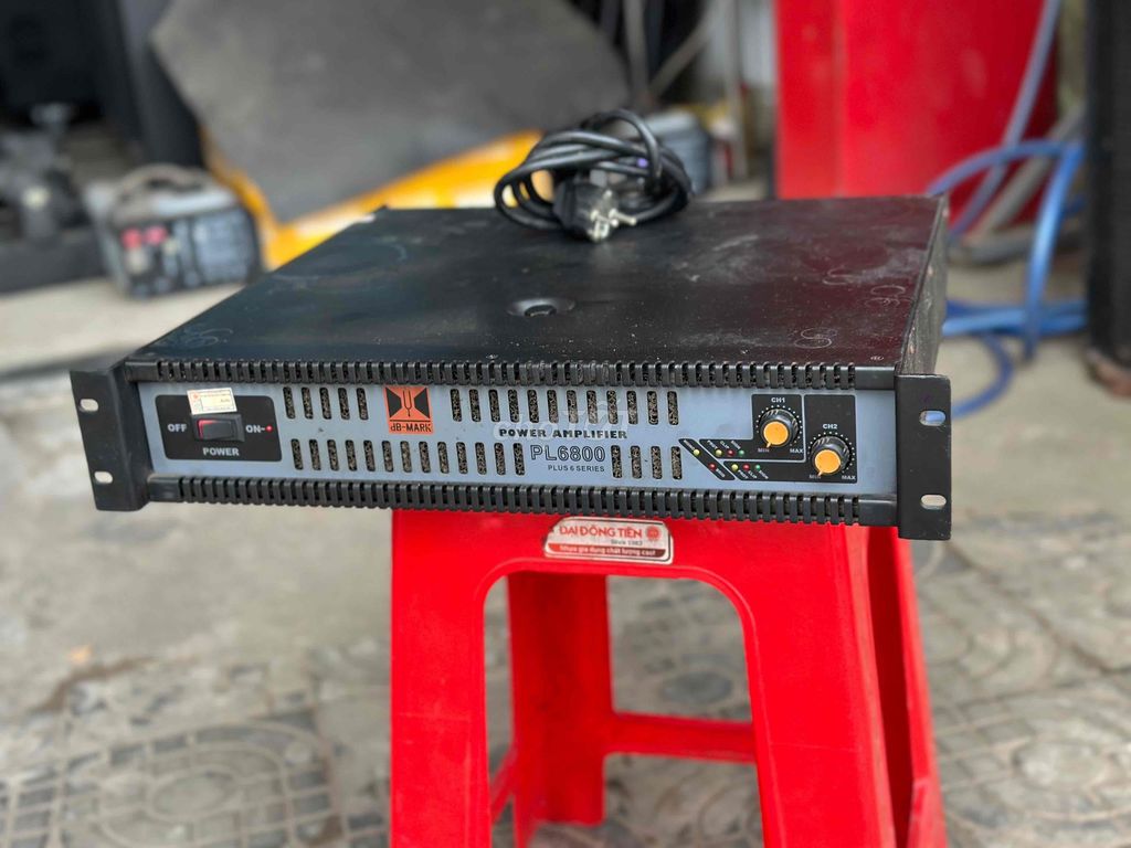 Cục đẩy công suất DB-MARK PL6800 Đen. Mua bán Tivi, Âm thanh tại Quận Liên Chiểu Đà Nẵng được đăng bởi Đoàn Minh hình 1