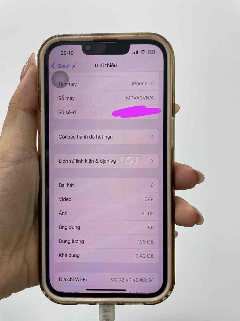 iPhone 14 128GB Đỏ Việt Nam. Mua bán Điện thoại tại Quận Hải Châu Đà Nẵng được đăng bởi Thu Phương hình 1