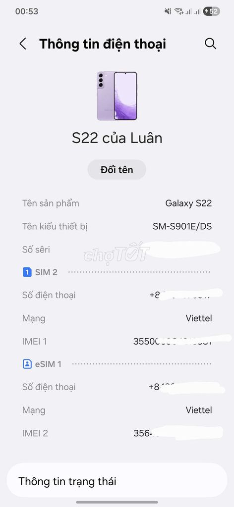 Samsung S22 . Mua bán Điện thoại tại Huyện Hóc Môn Tp Hồ Chí Minh được đăng bởi Luân hình 1