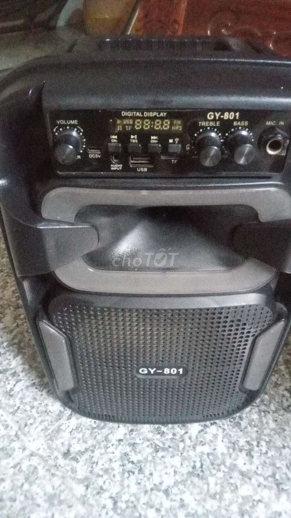 Loa karaoke mini GY-801 màu Đen. Mua bán Tivi, Âm thanh tại Huyện Nhà Bè Tp Hồ Chí Minh được đăng bởi son hình 1