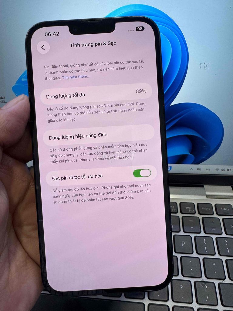 Apple iPhone 14 Plus 256GB Đen 89%. Mua bán Điện thoại tại Quận 6 Tp Hồ Chí Minh được đăng bởi QUỐC THIÊN BÁN GÓP 0 ĐỒNG  hình 1