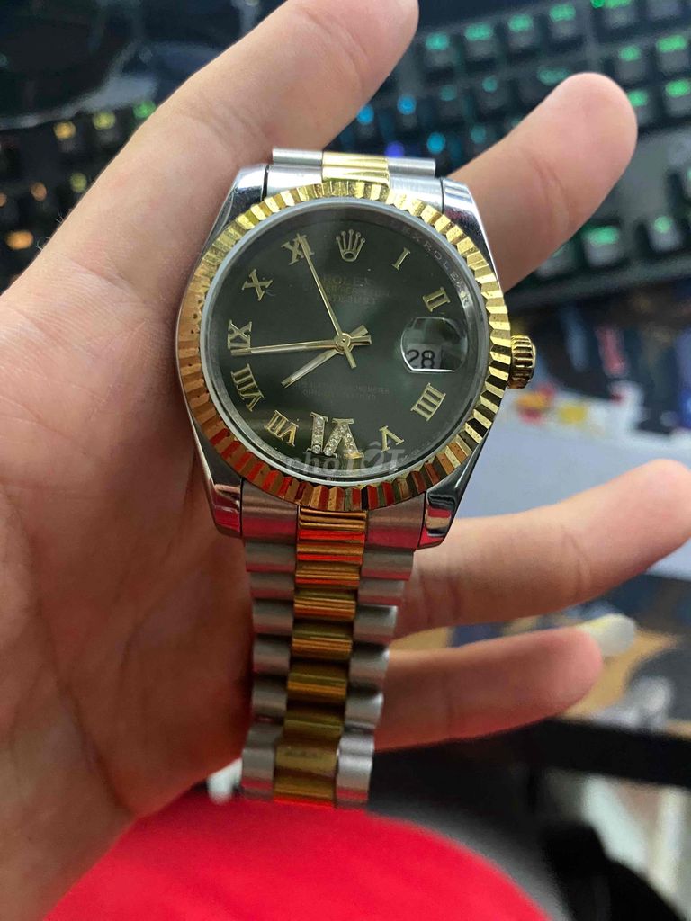 Rl Datejust Nam Dây Kim loại chạy pin. Mua bán Đồng hồ tại Quận Thanh Xuân Hà Nội được đăng bởi Khoai Lang hình 1