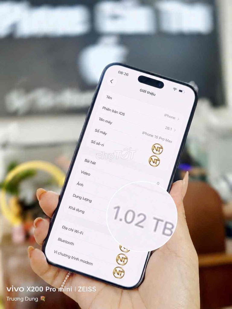 iPhone 15 Pro Max 1TB Đen. Mua bán Điện thoại tại Quận Ninh Kiều Cần Thơ được đăng bởi Thiện iphonecantho hình 1