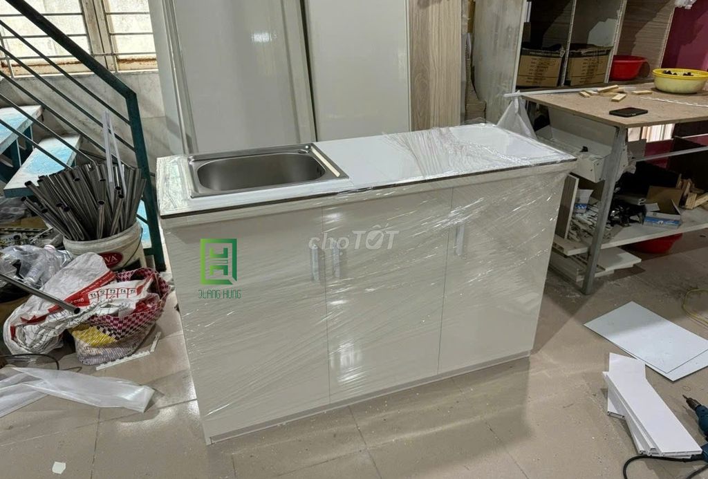 Tủ bếp Nội Thất Quang Hùng nhựa Đài Loan giá rẻ. Mua bán Tủ, kệ gia đình tại Thành phố Biên Hòa Đồng Nai được đăng bởi Nội Thất Quang Hùng TD hình 1
