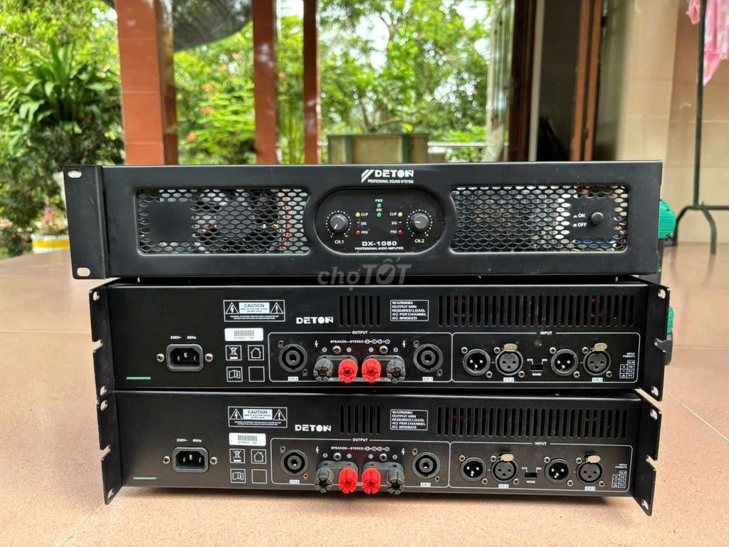 Main Bãi DETON DX-1050 đánh sub kép coil 100 vô tư. Mua bán Tivi, Âm thanh tại Huyện Mang Thít Vĩnh Long được đăng bởi Minh Đăng hình 1