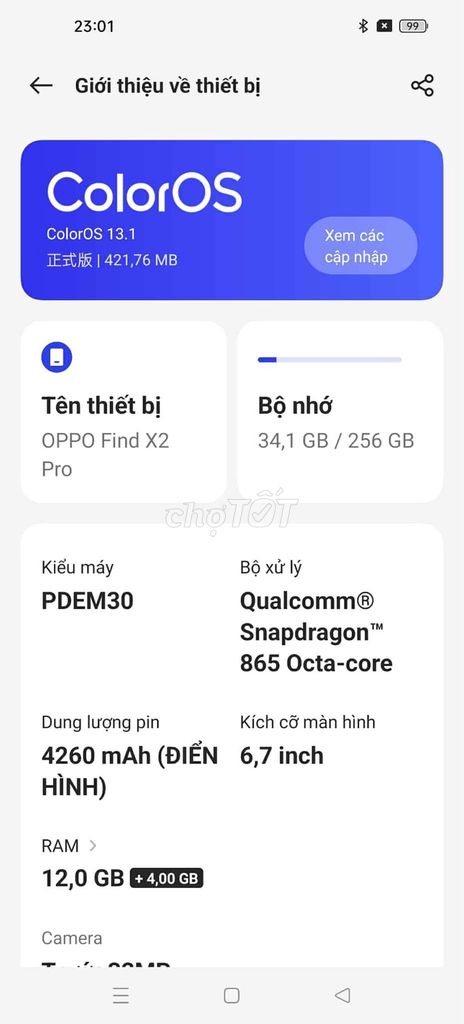 OPPO finx 2pro. Mua bán Điện thoại tại Quận Long Biên Hà Nội được đăng bởi TỐT là CHỐT hình 1