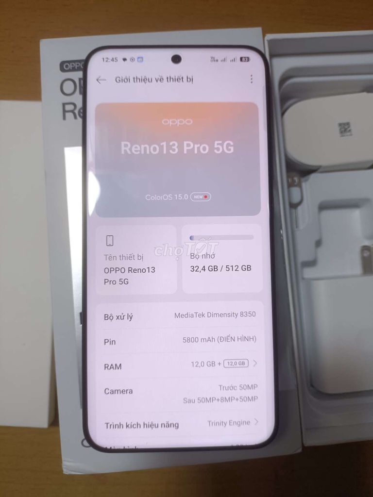 Oppo Reno 13 Pro 512GB Xám Like new 99%. Mua bán Điện thoại tại Quận Gò Vấp Tp Hồ Chí Minh được đăng bởi Bùi Quốc Thắng hình 1