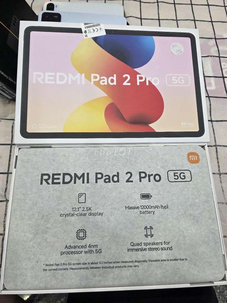 Xiaomi Redmi Pad 2 Pro 5G FULLBOX NEW 100% TGDĐ. Mua bán Máy tính bảng tại Quận Tân Phú Tp Hồ Chí Minh được đăng bởi Ngô Minh Mobile  hình 1