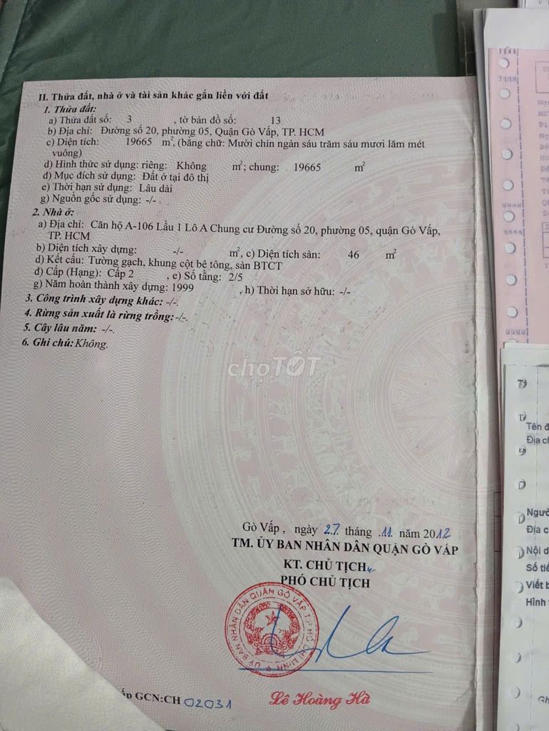 💥 CHỈ 2,55 TỶ – SỞ HỮU NGAY CĂN HỘ CHUNG CƯ HÀ KIỀU QUẬN GV. Mua bán căn hộ/chung cư tại Quận Gò Vấp Tp Hồ Chí Minh được đăng bởi duong minh than hình 1