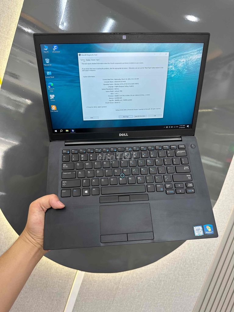 Dell Latitude 7480 I5 -6300U/8/256GB/14in FHD. Mua bán Laptop tại Quận Ninh Kiều Cần Thơ được đăng bởi Quý Mobile Cần thơ hình 1