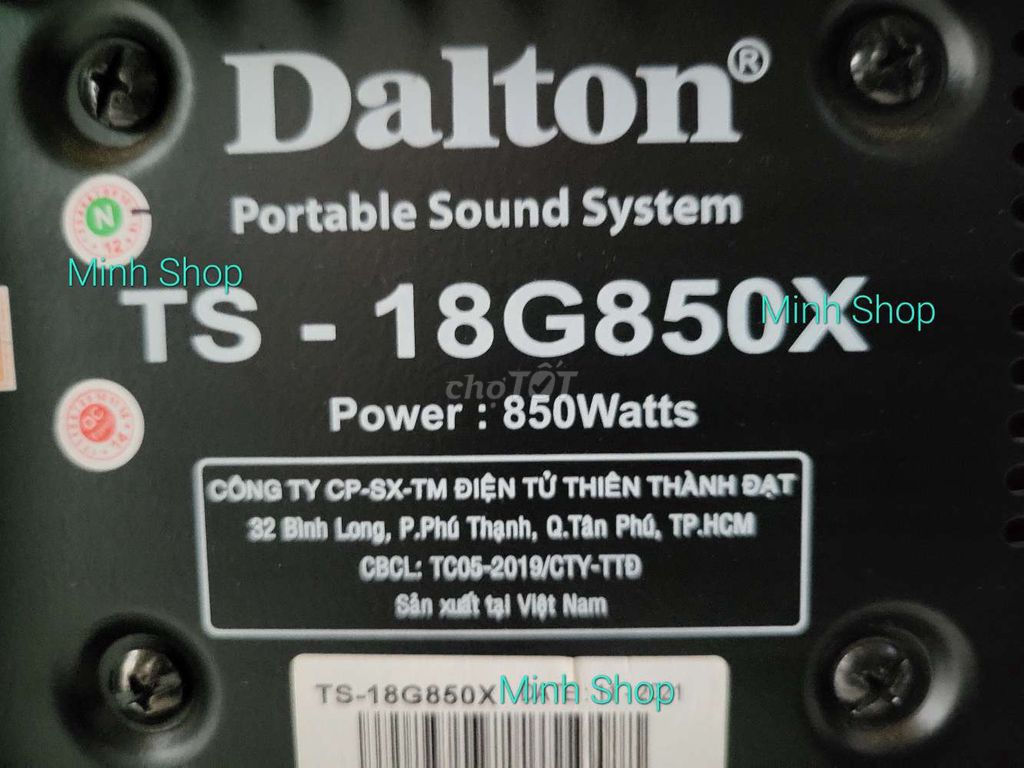 Loa DALTON TS-18G850X 850W cực đỉnh,giá cực tốt 👍